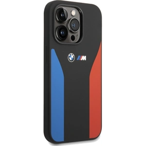 Hurtownia GSM - Etui BMW BMHCP15X22SCSK Apple iPhone 15 Pro Max Szilikon Kék&Piros Csíkos M Kollekció fekete/black - BMW574 - {ean13} - Hurt