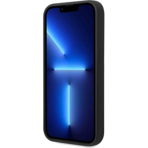 Wholesale BMW BMHCP15X22SCSK Apple iPhone 15 Pro Max Silicone Blue&Red Stripes M Collection black - BMW574 - {ean13} - Hurt