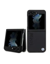 Case BMW BMHCZF5SLLBK Samsung Galaxy Z Flip5 Leder Heißprägung schwarz/black