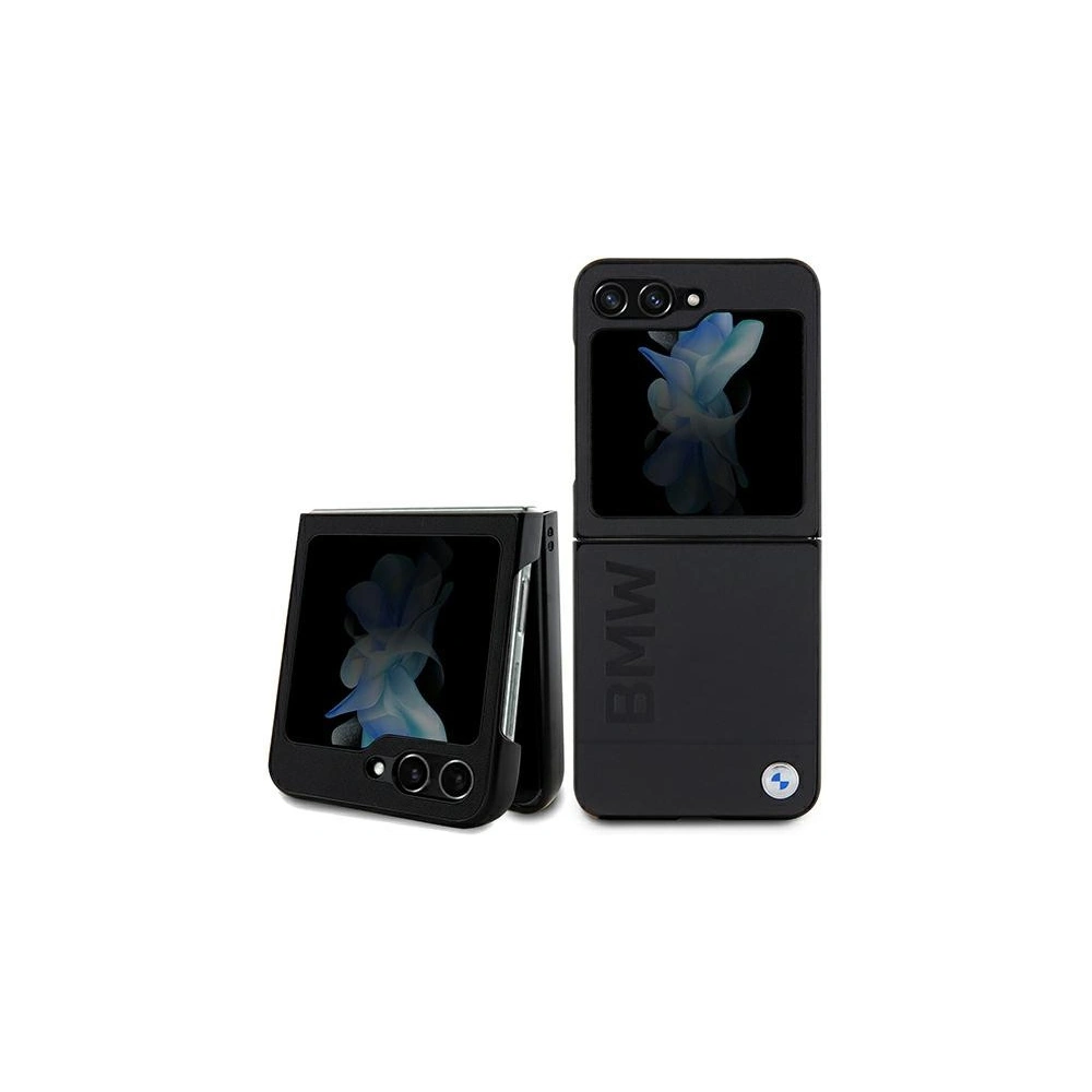 Hurtownia GSM - Case BMW BMHCZF5SLLBK Samsung Galaxy Z Flip5 Leder Heißprägung schwarz/black - BMW575 - {ean13} - Hurt