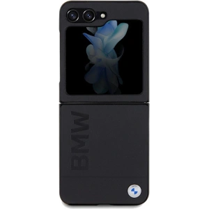 Hurtownia GSM - Etui BMW BMHCZF5SLLBK Samsung Galaxy Z Flip5 Leather Hot Stamp negru/black - BMW575 - {ean13} - Hurt