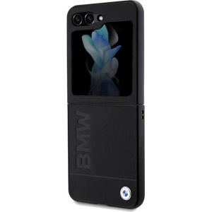 Hurtownia GSM - Case BMW BMHCZF5SLLBK Samsung Galaxy Z Flip5 Leder Heißprägung schwarz/black - BMW575 - {ean13} - Hurt