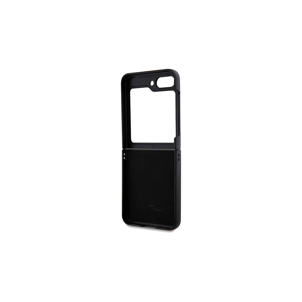 Hurtownia GSM - Case BMW BMHCZF5SLLBK Samsung Galaxy Z Flip5 Leder Heißprägung schwarz/black - BMW575 - {ean13} - Hurt