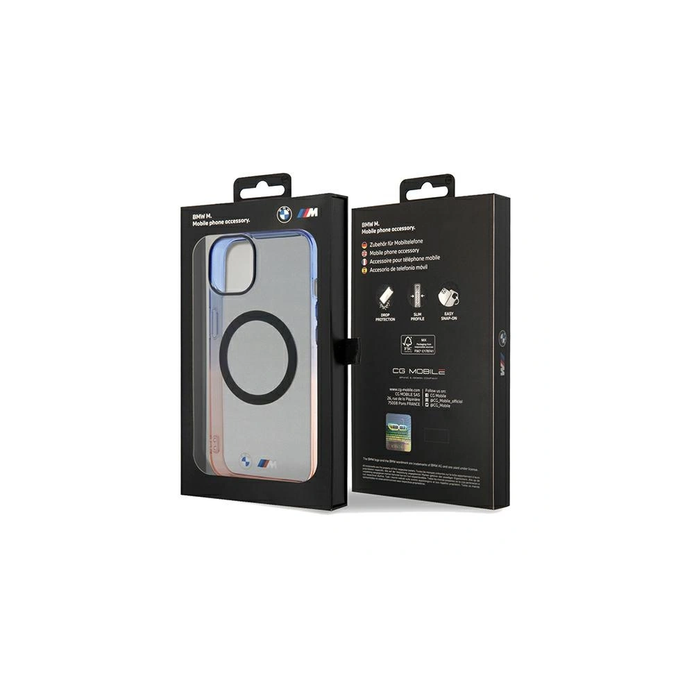 Hurtownia GSM - Etui BMW BMHMP15MHTGE Apple iPhone 15 Plus / 14 Plus keménytok Gradient Bumper MagSafe szürke/grey - BMW576 - {ean13} - Hurt