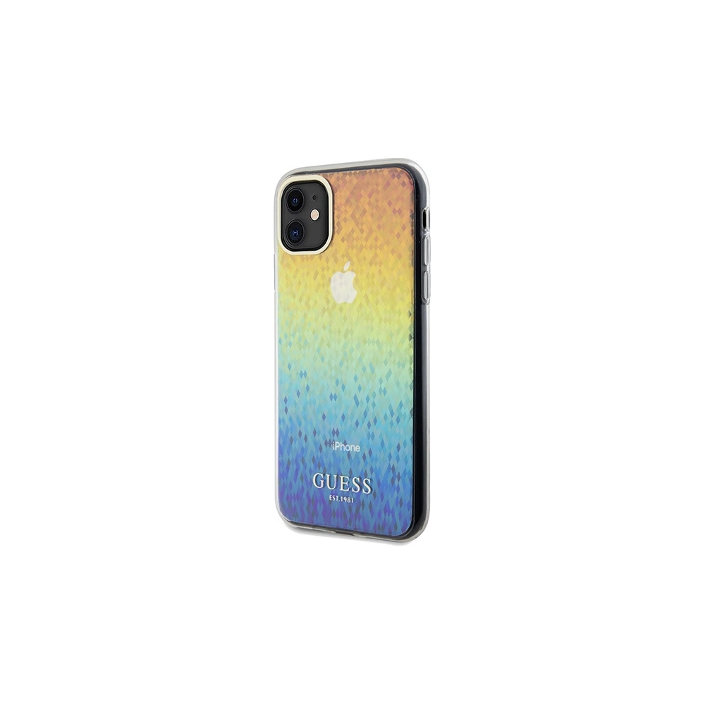 Hurtownia GSM - Etui Guess GUHCN61HDECMI Apple iPhone XR / 11 hardcase IML Faceted Mirror Disco Iridescent vícebarevný - GUE3052 - {ean13} - Hurt