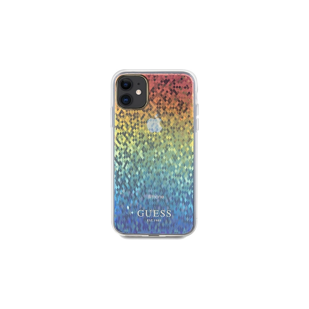Hurtownia GSM - Etui Guess GUHCN61HDECMI Apple iPhone XR / 11 hardcase IML Faceted Mirror Disco Iridescent multicolor - GUE3052 - {ean13} - Hurt
