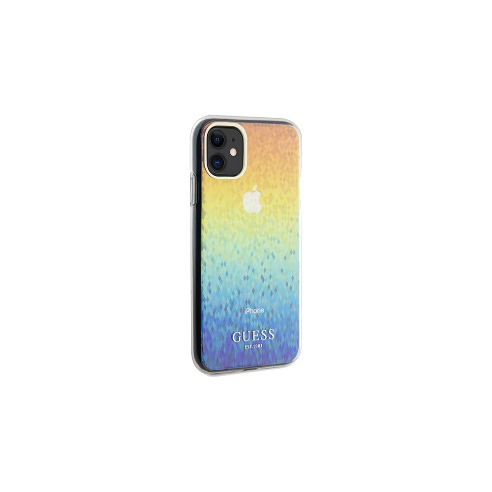 Hurtownia GSM - Etui Guess GUHCN61HDECMI Apple iPhone XR / 11 hardcase IML Faceted Mirror Disco Iridescent vícebarevný - GUE3052 - {ean13} - Hurt