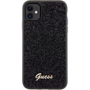 Wholesale Guess GUHCN61PMSDGSK Apple iPhone XR / 11 hardcase Disco Metal Script black - GUE3053 - {ean13} - Hurt