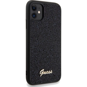 Wholesale Guess GUHCN61PMSDGSK Apple iPhone XR / 11 hardcase Disco Metal Script black - GUE3053 - {ean13} - Hurt