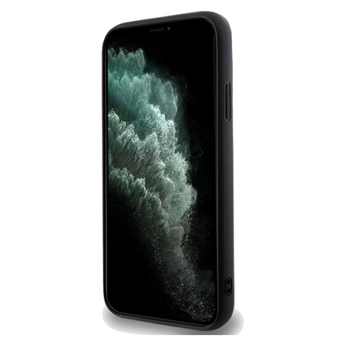 Etui Guess GUHCN61PMSDGSK Apple iPhone XR / 11 hardcase Disco Metal Script czarny/black