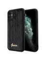 Etui Guess GUHCN61PSFDGSK Apple iPhone XR / 11 hardcase Sequin Script Metal negru/black