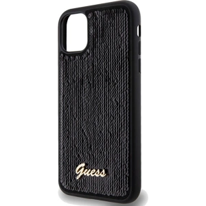 Hurtownia GSM - Etui Guess GUHCN61PSFDGSK Apple iPhone XR / 11 hardcase Sequin Script Metal negru/black - GUE3054 - {ean13} - Hurt
