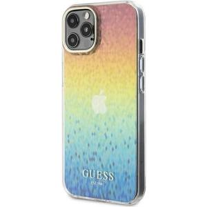 Hurtownia GSM - Etui Guess GUHCP12MHDECMI Apple iPhone 12 / 12 Pro hardcase IML Faceted Mirror Disco Iridescent vícebarevný - GUE3056 - {ean13} - Hurt