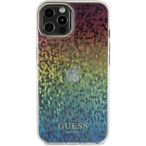 Hurtownia GSM - Etui Guess GUHCP12MHDECMI Apple iPhone 12 / 12 Pro hardcase IML Faceted Mirror Disco Iridescent vícebarevný - GUE3056 - {ean13} - Hurt