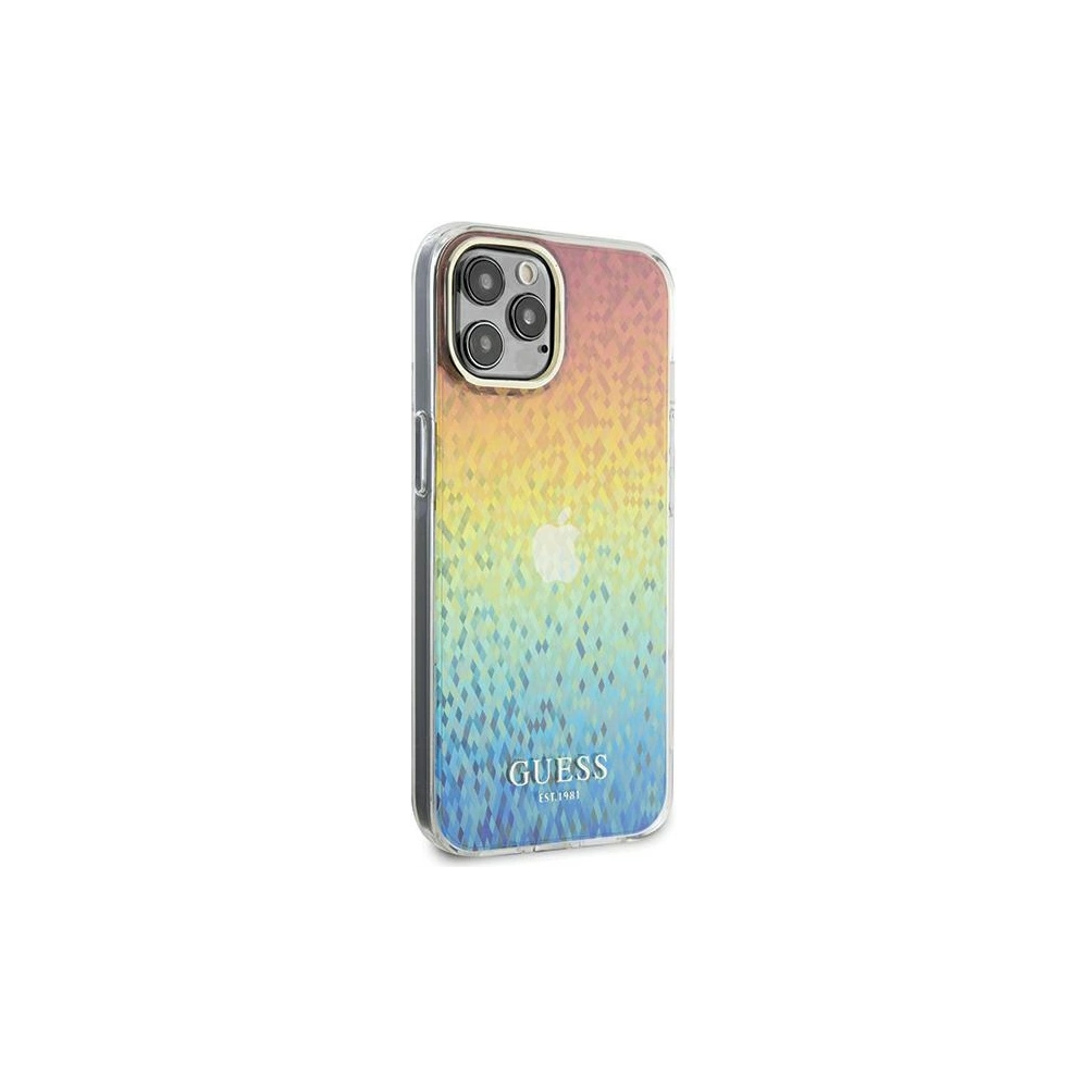 Hurtownia GSM - Etui Guess GUHCP12MHDECMI Apple iPhone 12 / 12 Pro hardcase IML Faceted Mirror Disco Iridescent multicolor - GUE3056 - {ean13} - Hurt