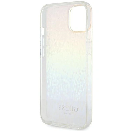 Etui Guess GUHCP12MHDECMI Apple iPhone 12 / 12 Pro hardcase IML Faceted Mirror Disco Iridescent wielokolorowy