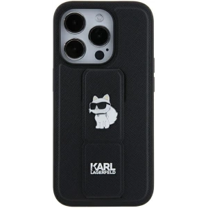 Hurtownia GSM - Etui Karl Lagerfeld KLHCN61GSACHPK Apple iPhone XR / 11 hardcase Gripstand Saffiano Choupette Pins negru/black - KLD1826 - {ean13} - Hurt