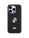 Wholesale Karl Lagerfeld KLHCN61GSAKCPK Apple iPhone XR / 11 hardcase Gripstand Saffiano Karl&Choupette Pins black - KLD1827 - {ean13} - Hurt
