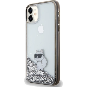 Hurtownia GSM - Etui Karl Lagerfeld KLHCN61LKCNSK Apple iPhone XR / 11 hardcase Liquid Glitter Choupette transparent - KLD1828 - {ean13} - Hurt