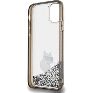 Hurtownia GSM - Etui Karl Lagerfeld KLHCN61LKCNSK Apple iPhone XR / 11 hardcase Liquid Glitter Choupette transparent - KLD1828 - {ean13} - Hurt