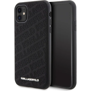 Hurtownia GSM - Etui Karl Lagerfeld KLHCN61PQKPMK Apple iPhone XR / 11 husă tare model matlasat K Pattern negru/black - KLD1829 - {ean13} - Hurt