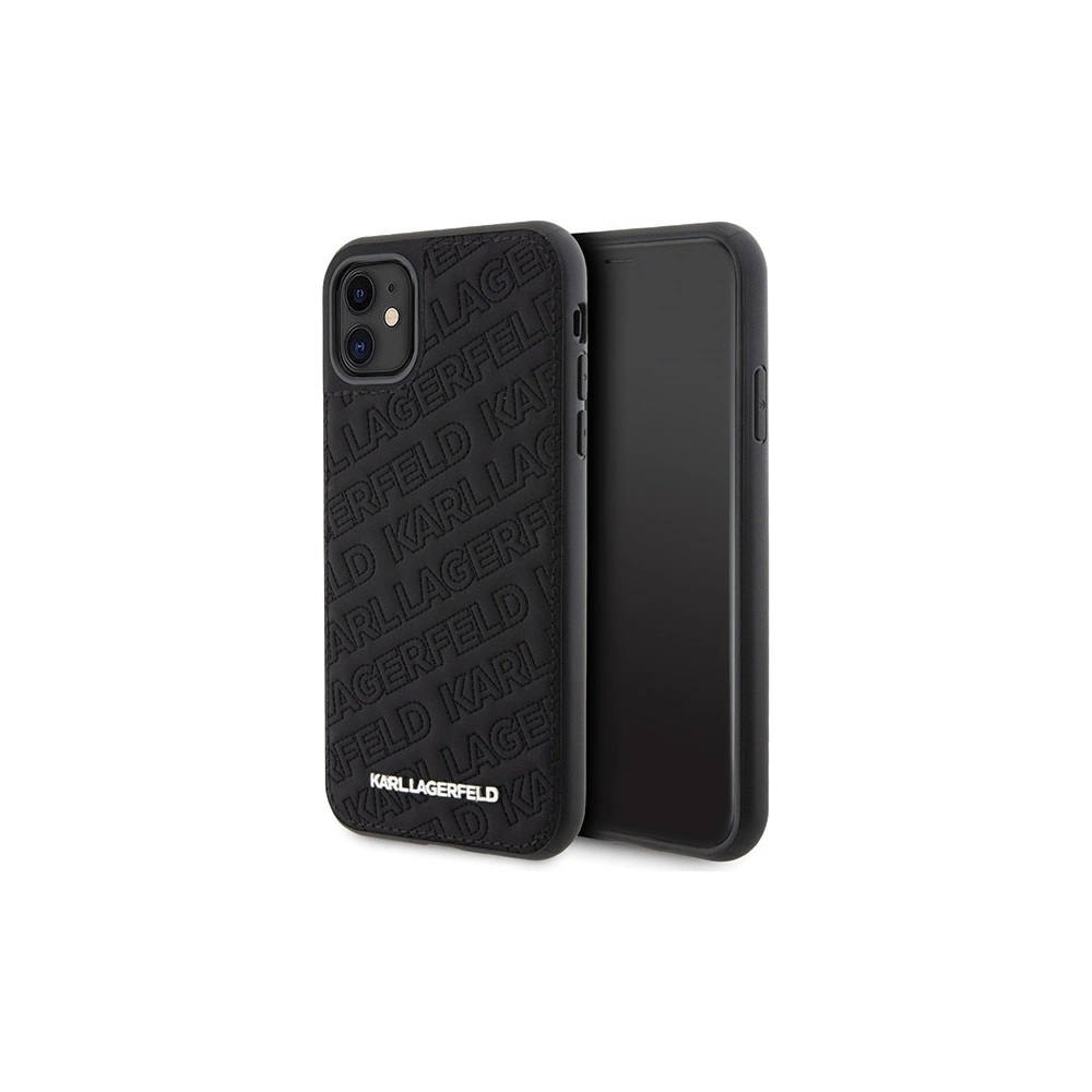 Wholesale Karl Lagerfeld KLHCN61PQKPMK Apple iPhone XR / 11 hardcase Quilted K Pattern black - KLD1829 - {ean13} - Hurt