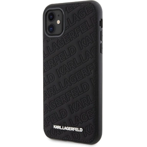 Hurtownia GSM - Etui Karl Lagerfeld KLHCN61PQKPMK Apple iPhone XR / 11 husă tare model matlasat K Pattern negru/black - KLD1829 - {ean13} - Hurt