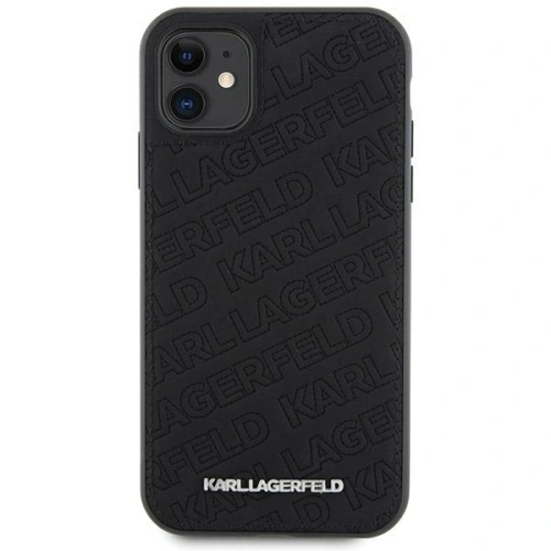 Etui Karl Lagerfeld KLHCN61PQKPMK Apple iPhone XR / 11 hardcase Quilted K Pattern czarny/black