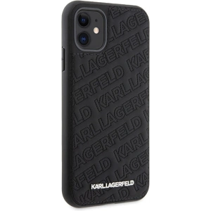 Hurtownia GSM - Etui Karl Lagerfeld KLHCN61PQKPMK Apple iPhone XR / 11 husă tare model matlasat K Pattern negru/black - KLD1829 - {ean13} - Hurt