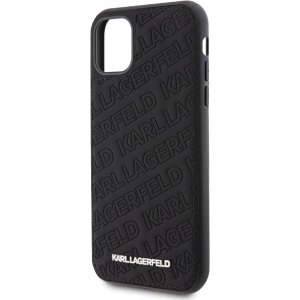 Hurtownia GSM - Etui Karl Lagerfeld KLHCN61PQKPMK Apple iPhone XR / 11 husă tare model matlasat K Pattern negru/black - KLD1829 - {ean13} - Hurt