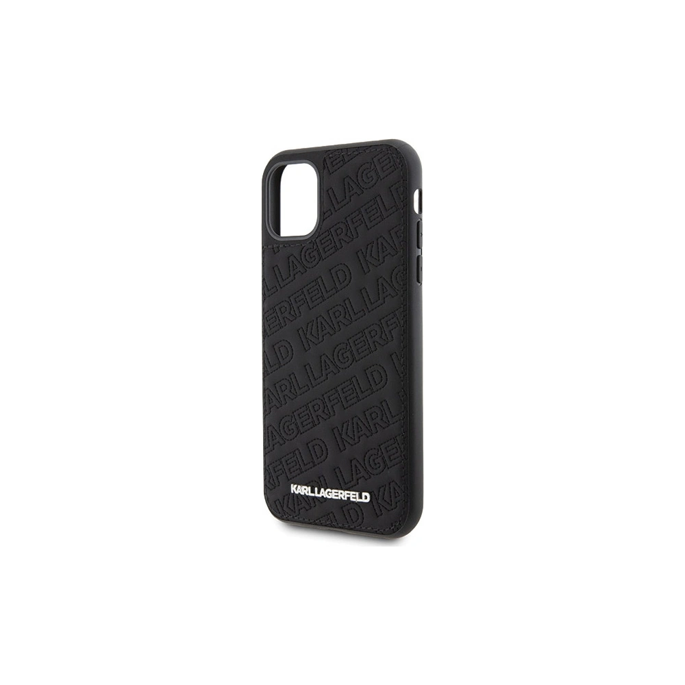 Hurtownia GSM - Case Karl Lagerfeld KLHCN61PQKPMK Apple iPhone XR / 11 Hardcase Quilted K Pattern schwarz/black - KLD1829 - {ean13} - Hurt