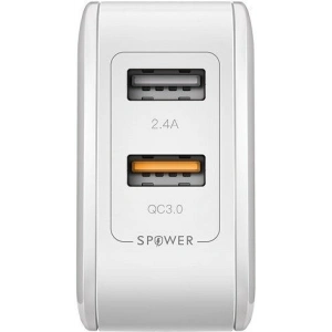 Ładowarka sieciowa USB BlitzWolf BW-S6 30W biała