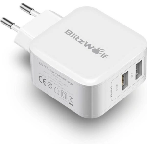 Ładowarka sieciowa USB BlitzWolf BW-S6 30W biała