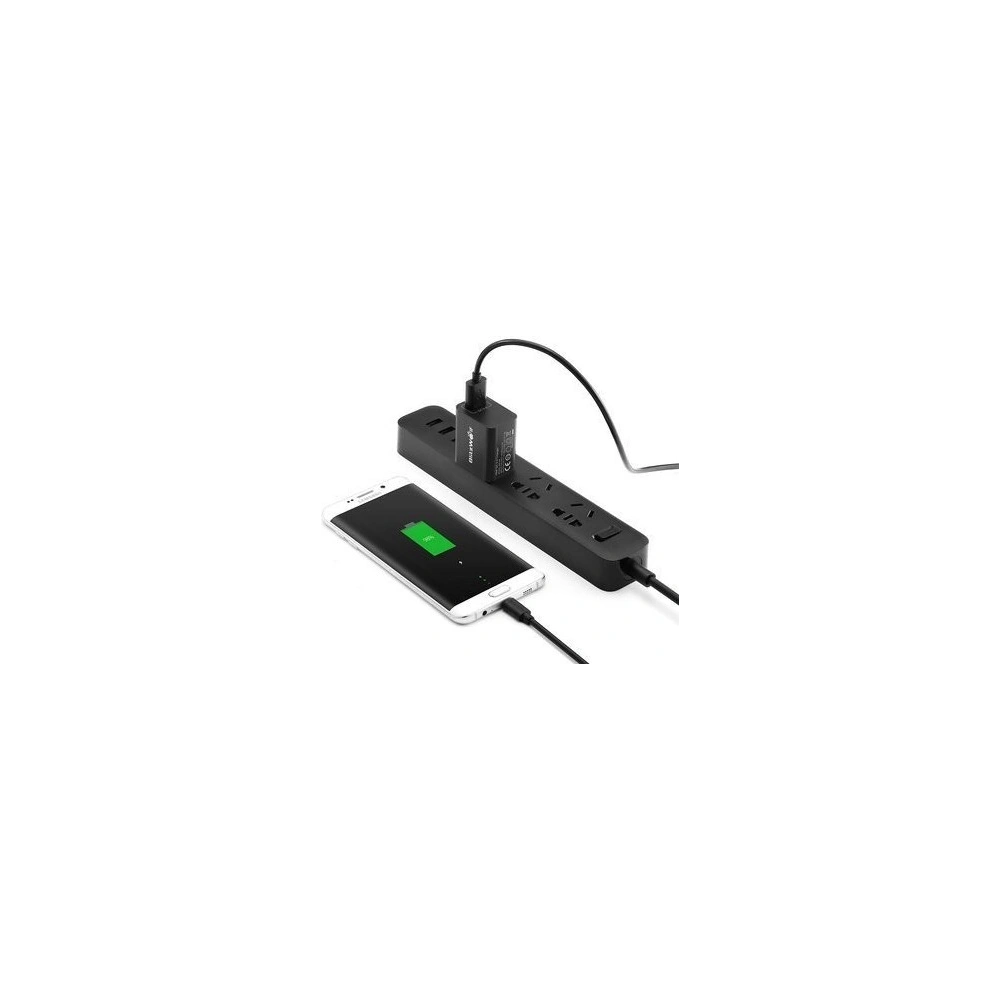 Hurtownia GSM - Încărcător de rețea USB BlitzWolf BW-S9 18W negru + cablu micro USB - BLZ053BLK - {ean13} - Hurt