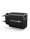 Hurtownia GSM - Încărcător de rețea USB BlitzWolf BW-S9 18W negru + cablu micro USB - BLZ053BLK - {ean13} - Hurt