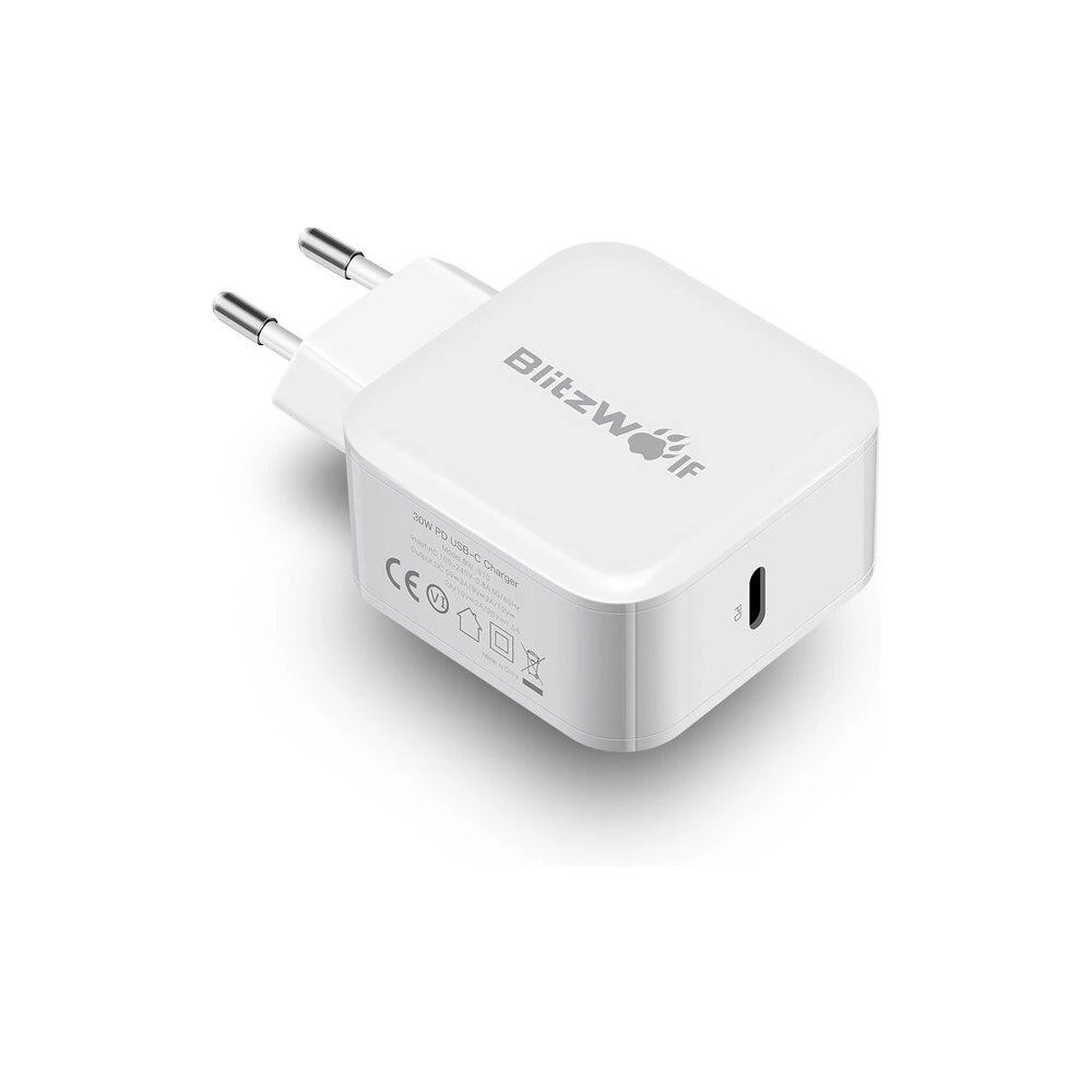 Wholesale Wall Charger USB typu C BlitzWolf BW-S10 30W White - BLZ054WHT - {ean13} - Hurt