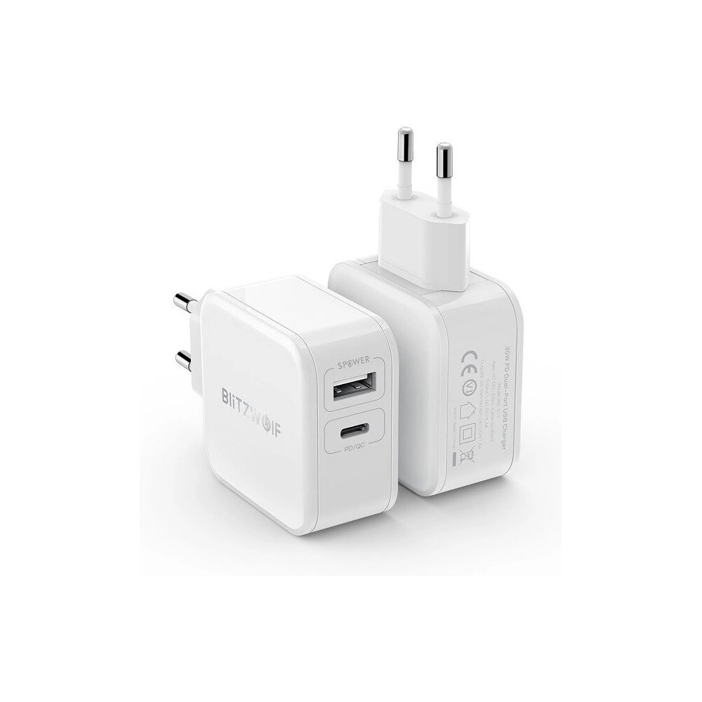 Hurtownia GSM - USB-Netzteil BlitzWolf BW-S11 30W weiß - BLZ055WHT - {ean13} - Hurt