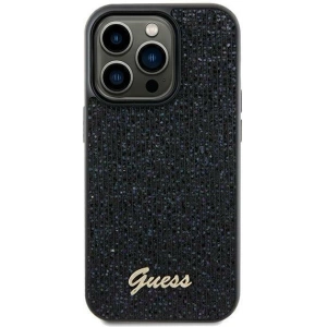 Hurtownia GSM - Etui Guess GUHCP12MPMSDGSK Apple iPhone 12 / 12 Pro hardcase Disco Metal Script černý/black - GUE3057 - {ean13} - Hurt