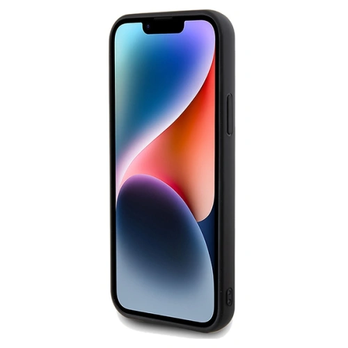 Etui Guess GUHCP12MPSFDGSK Apple iPhone 12 / 12 Pro hardcase Sequin Script Metal czarny/black