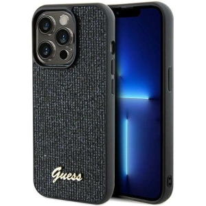 Hurtownia GSM - Case Guess GUHCP13LPMSDGSK Apple iPhone 13 / 13 Pro Hardcase Disco Metal Script schwarz/black - GUE3060 - {ean13} - Hurt