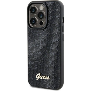 Hurtownia GSM - Case Guess GUHCP13LPMSDGSK Apple iPhone 13 / 13 Pro Hardcase Disco Metal Script schwarz/black - GUE3060 - {ean13} - Hurt