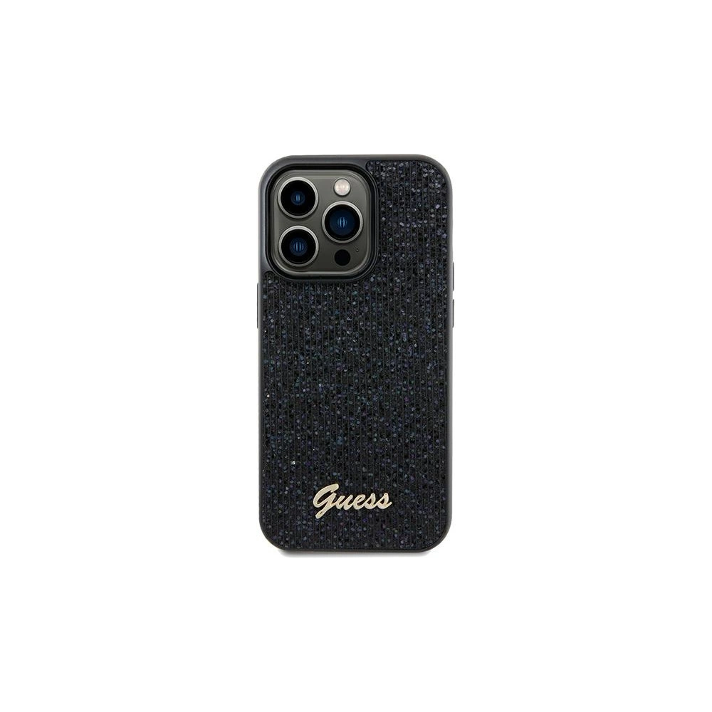 Hurtownia GSM - Etui Guess GUHCP13LPMSDGSK Apple iPhone 13 / 13 Pro hardcase Disco Metal Script negru/black - GUE3060 - {ean13} - Hurt