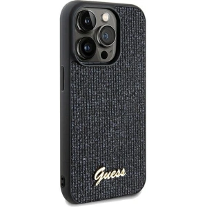Hurtownia GSM - Case Guess GUHCP13LPMSDGSK Apple iPhone 13 / 13 Pro Hardcase Disco Metal Script schwarz/black - GUE3060 - {ean13} - Hurt