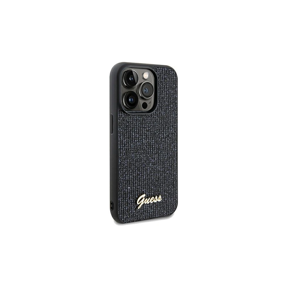 Hurtownia GSM - Etui Guess GUHCP13LPMSDGSK Apple iPhone 13 / 13 Pro hardcase Disco Metal Script negru/black - GUE3060 - {ean13} - Hurt