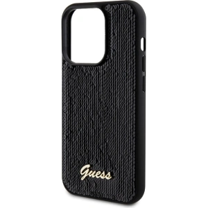 Hurtownia GSM - Case Guess GUHCP13LPSFDGSK Apple iPhone 13 / 13 Pro Hardcase Sequin Script Metal schwarz/black - GUE3061 - {ean13} - Hurt
