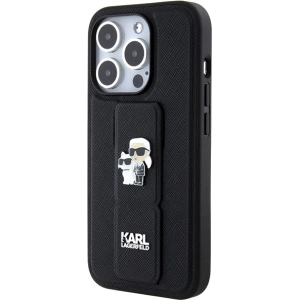 Hurtownia GSM - Case Karl Lagerfeld KLHCP13LGSAKCPK Apple iPhone 13 / 13 Pro Hardcase Gripstand Saffiano Karl&Choupette Pins schwarz/black - KLD1832 - {ean13} - Hurt