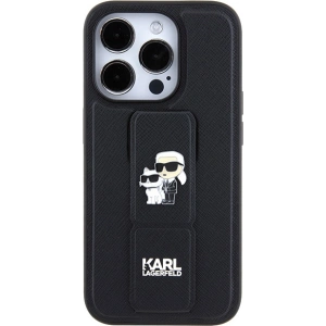 Hurtownia GSM - Case Karl Lagerfeld KLHCP13LGSAKCPK Apple iPhone 13 / 13 Pro Hardcase Gripstand Saffiano Karl&Choupette Pins schwarz/black - KLD1832 - {ean13} - Hurt