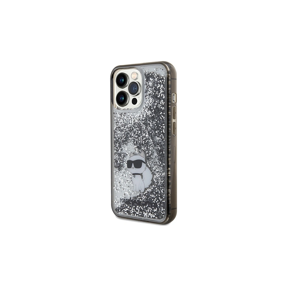 Hurtownia GSM - Etui Karl Lagerfeld KLHCP13LLKCNSK Apple iPhone 13 / 13 Pro kemény tok Liquid Glitter Choupette átlátszó - KLD1833 - {ean13} - Hurt