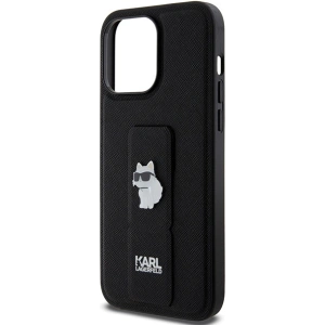Hurtownia GSM - Etui Karl Lagerfeld KLHCP13XGSACHPK Apple iPhone 13 Pro Max hardcase Gripstand Saffiano Choupette Pins černý/black - KLD1834 - {ean13} - Hurt
