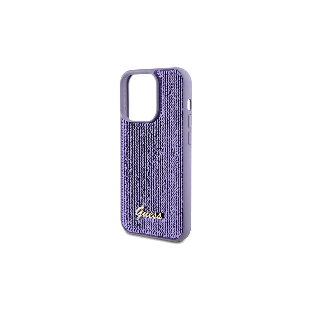 Hurtownia GSM - Etui Guess GUHCP13LPSFDGSUApple iPhone 13 / 13 Pro hardcase Sequin Script Metal violet/purple - GUE3062 - {ean13} - Hurt